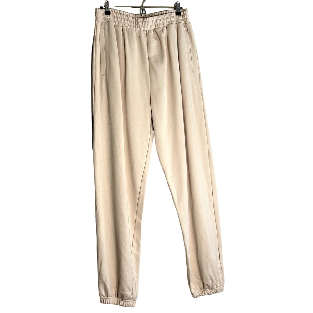 Naked Wardrobe Joggers Sweat Pants Athletic Warm Cozy Women XL Neutral NEW